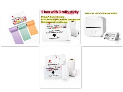 Portable Label Printer Bluetooth-compatible