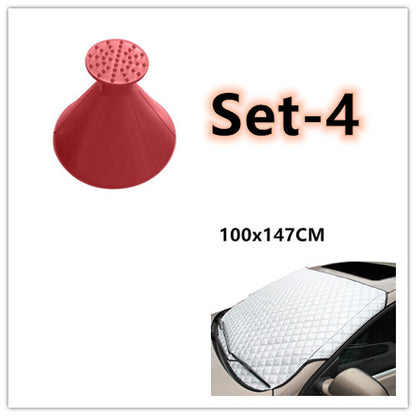 Car Windshield Snow Cover – Winter Frost, Ice, and Hail Shield