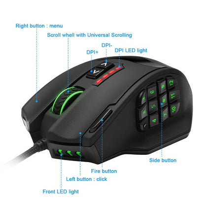 RGB MMO Gaming Mouse