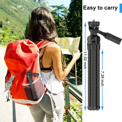 Universal Adjustable Phone Tripod Camera Stand With Wireless Remote.