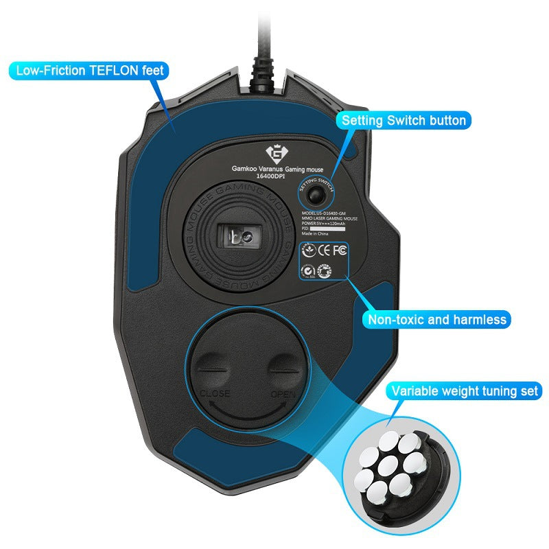 RGB MMO Gaming Mouse
