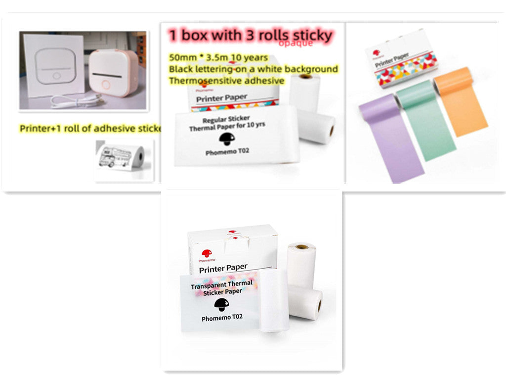 Portable Label Printer Bluetooth-compatible