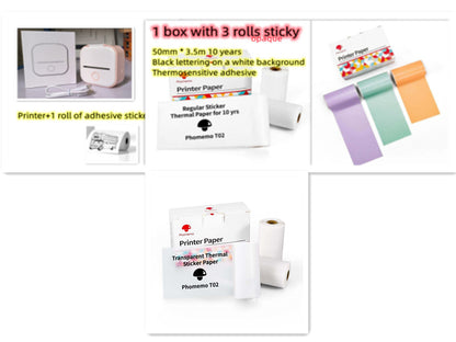 Portable Label Printer Bluetooth-compatible