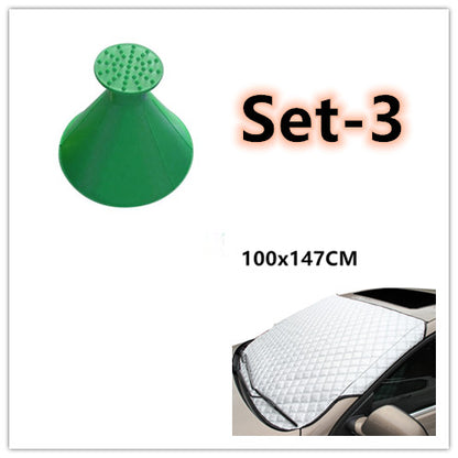 Car Windshield Snow Cover – Winter Frost, Ice, and Hail Shield