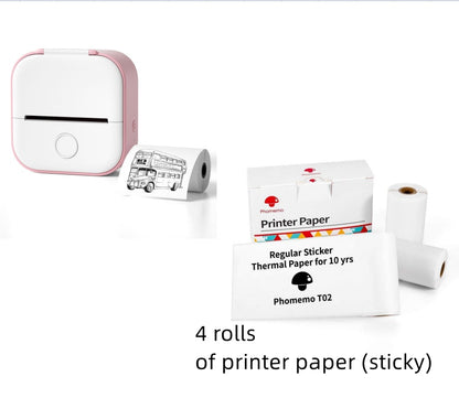 Portable Label Printer Bluetooth-compatible