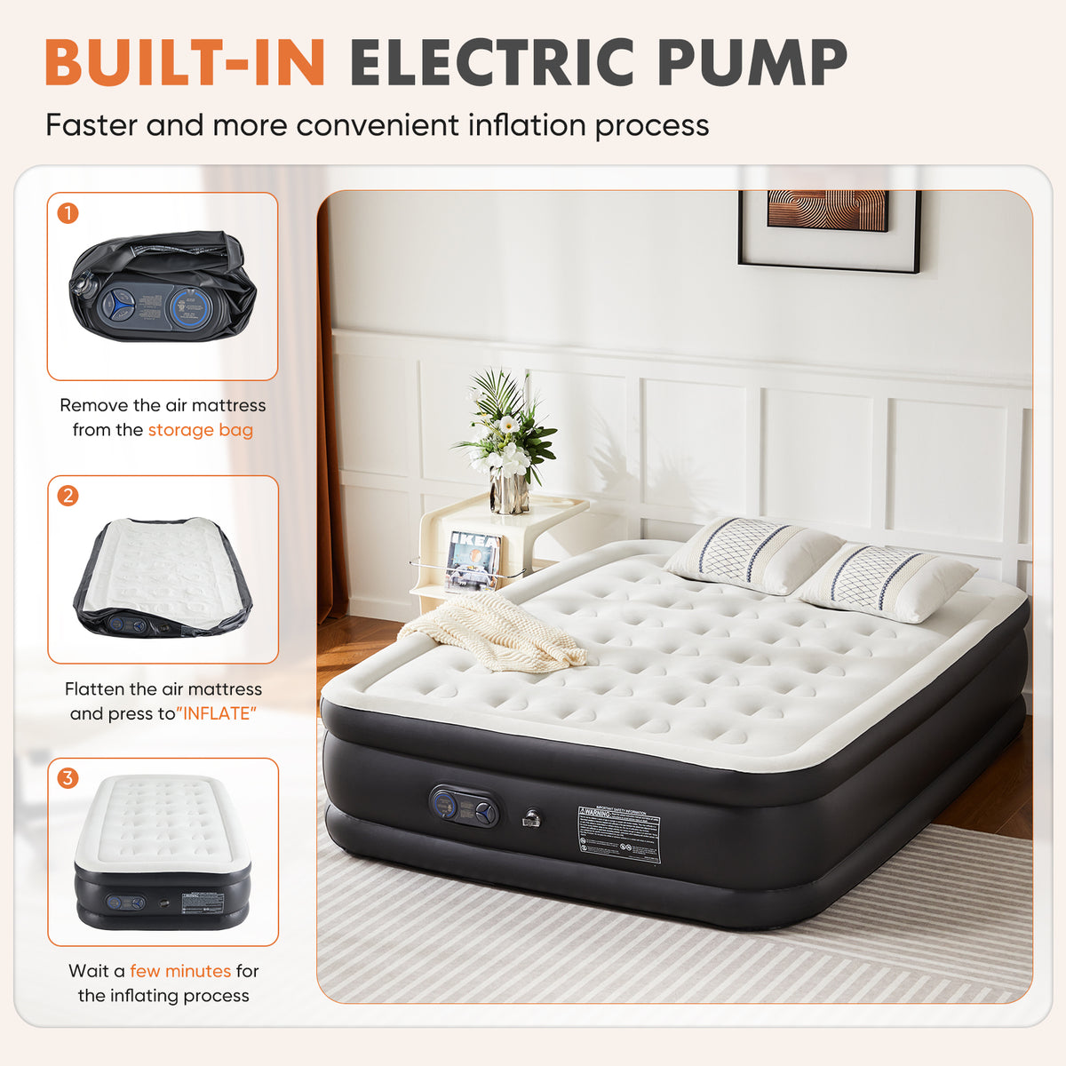 18 Inch Inflatable Mattress Air Bed