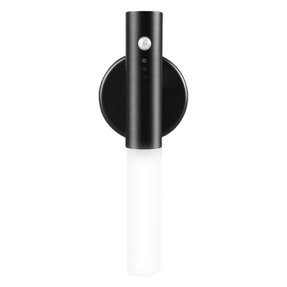Auto LED USB Magnetic Wood Wireless Night Light.
