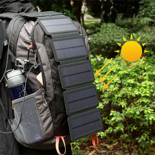 Portable Outdoor Folding Solar Panel Charger 5V 2.1A USB
