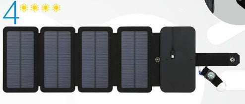 Portable Outdoor Folding Solar Panel Charger 5V 2.1A USB