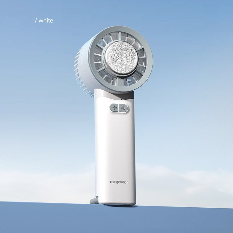 USB Rechargeable Ice Cooling Handheld Fan