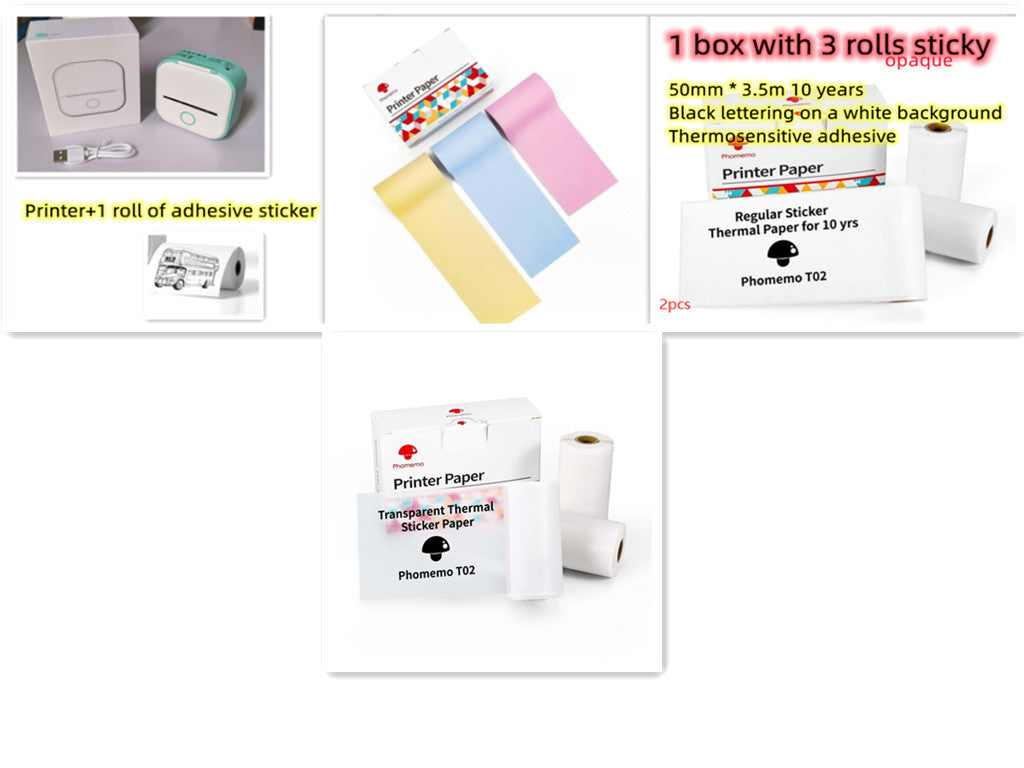 Portable Label Printer Bluetooth-compatible