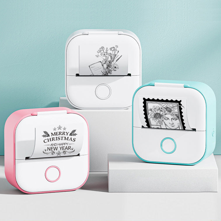 Portable Label Printer Bluetooth-compatible