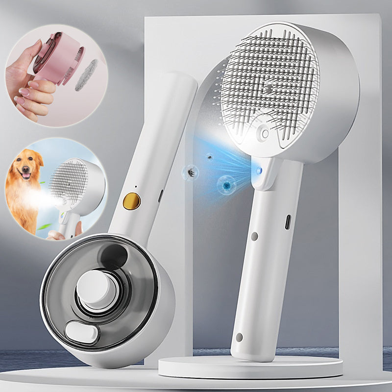 Animal Hair Remover Brush Dog And Cat Steam Brush.